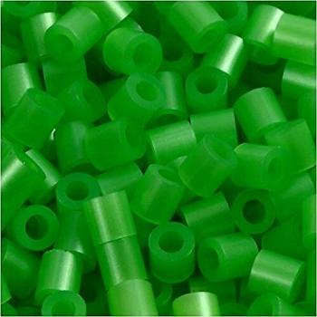 Perlas Fotográficas Nabbi 6000 piezas Verde Perla 22, tamaño 5x5 mm, diámetro interior 2,5 mm