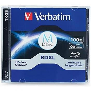 Verbatim 98912 M-DISC BD-R XL 100GB / 1-4x, 1 disco en estuche