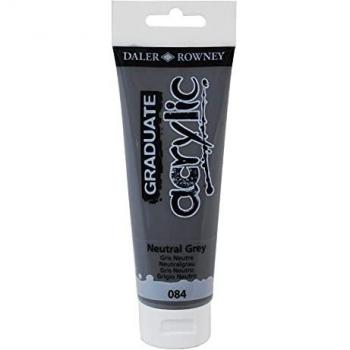 Acrílico degradado, 120 ml, color gris neutro