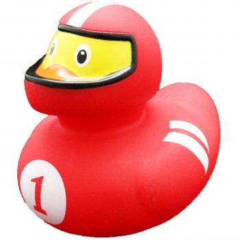 Lilalu 8 x 8 cm / 50 g Collector y Pato Racers bebé de Goma del baño del Juguete