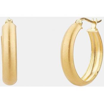 Itemporality Pendientes de Aro Urban SEA-200-039-01 de Plata Chapada en Oro con Acabado Poroso para Mujer