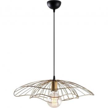 Lámpara colgante Opviq Tel 6503 Ø50 cm negro envejecido