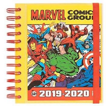 Agenda escolar 2019/2020 día página M Marvel
