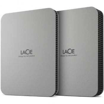 LaCie Mobile Drive 2022 2.5 5TB USB-C Moon Silver
