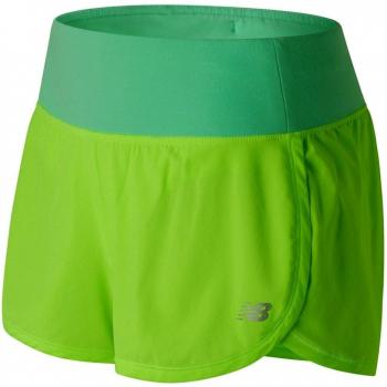 New Balance Impact 3 pantalones cortos de la mujer - WS61232, M, Lime Glow