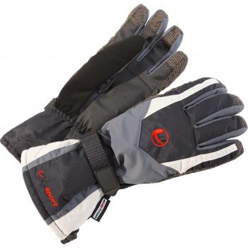 Ultrasport Touchscreen - Guantes de esquí para Hombre, Color Gris, Talla M