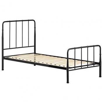 Kave Home - Cama Naomy 90 x 190 cm Grafito
