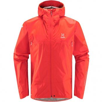 Chaqueta Haglöfs L.I.M GTX para hombre en color naranja con tecnología GORE-TEX