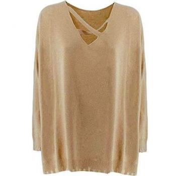 My Twin Twinset YA732C suéteres Mujer Beige S