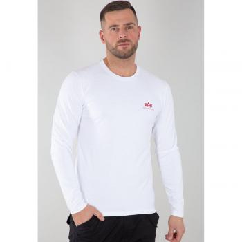 Alpha Industries Heavy Back Print Long Sleeve T-Shirt for Men