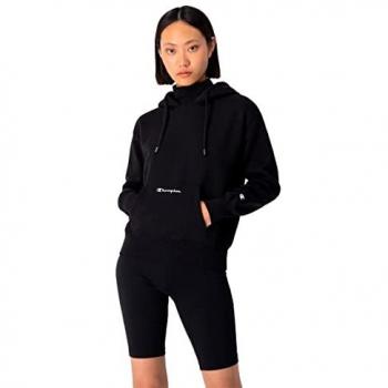 Sudadera con Capucha Champion para Mujer Modelo 115396 Color Negro Talla L