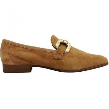 Mocasín para mujer Regarde Le Ciel AIDA-03 en taupe de piel