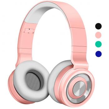 Auriculares Bluetooth 5.0 Inalámbricos con Micrófono, Funwaretech Auriculare con Cable Plegable Wireless Headphones con HiFi Sonido Estéreo y Bajos Profundos, Cascos Bluetooth para Móviles,PC