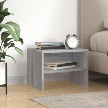 Mesita de noche madera contrachapada 40x30x30 cm Blanco, Roble Sonoma, Negro, Gris Sonoma - Mesita habitación, mesitas de noche dormitorio para salón, estudio, mesa auxiliar