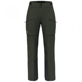 Salewa Sella 3L Powertex Pant Femenino Verde - Pantalones de montaña impermeables, transpirables, fabricados con tecnología Powertex, diseño específico para mujer, ajuste cómodo y funcional, ideales para actividades al aire libre
