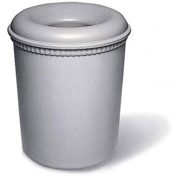 Exacompta 42541D - Papelera anti fuego, 15 l, color gris oscuro