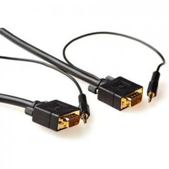 Cable de conexión VGA+Audio de Alto Rendimiento macho - macho 2,00 m