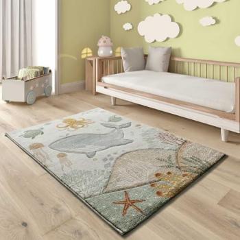 Alfombra Infantil Multicolor Balloon 120x170 cm
