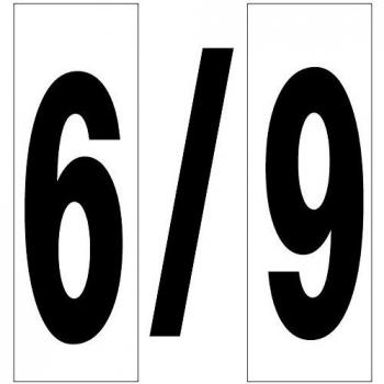 WOLFPACK LINEA PROFESIONAL 15058012 Numero Adhesivo 46x140 mm. Nº 6/9, Cranberry
