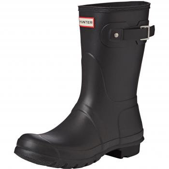 Botines de agua para mujer Hunter Original Short, acabado mate, detalle de hebilla lateral