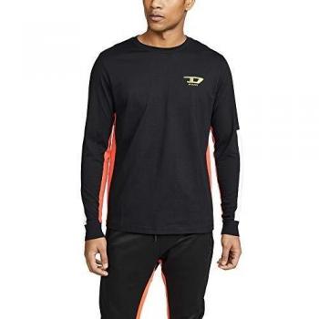 DIESEL T HARUS Tops y Camisetas Hommes Negro - M - Camisetas Manga Larga
