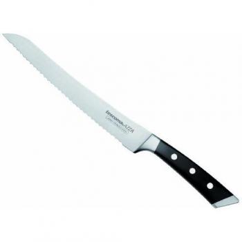 Tescoma Cuchillo Pan 22CM AZZA, Negro/Plateado