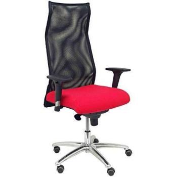 Sillón de Oficina Sahúco XL Bali Rojo Piqueras y Crespo, Soporta hasta 160kg, Talla Única