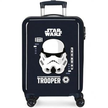 Maleta de Cabina ABS Rígida Star Wars Galactic Empire Azul con capacidad de 34L