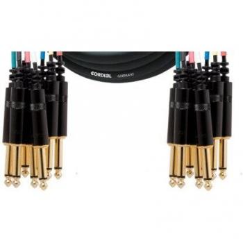 Cordial 8-Channel Analog Multicore Cable with REAN Connectors, 5m