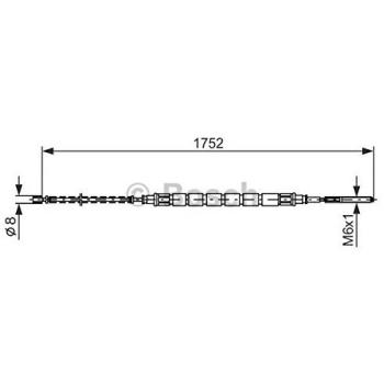 Bosch 1987477690 cable de freno