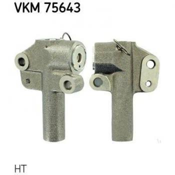 Tensor de correa dentada SKF VKM 75643, polea tensora para correa de distribución, incluye rodamiento integrado, fabricado en materiales de alta calidad para asegurar durabilidad y rendimiento óptimo, diseñado para vehículos específicos según las