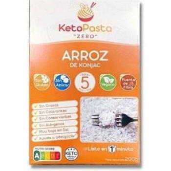 Pasta Keto de Arroz Konjac 200g - Cero Carbohidratos