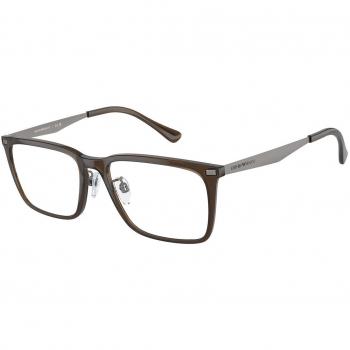 Emporio Armani EA3169F Asian Fit 6147 Armazones y Gafas Recetadas para Hombre Marrones