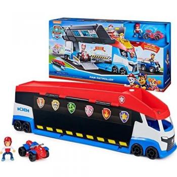 Paw Patrol, Paw Patroller Transformable con Dos Lanzadores de Vehículos, Figura de Acción de Ryder y Vehículo de Juguete Todoterreno
