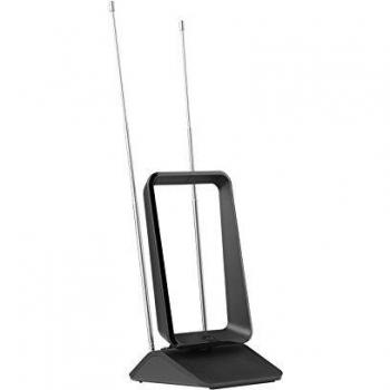 One For All - Antena Interior de TV HD recibe TDT - Rango 5km - Negra - SV9405