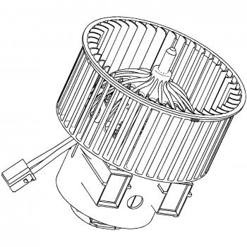 Ventilador de Habitáculo HELLA 8EW 351 040-471 PREMIUM LINE