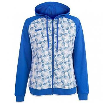 Joma Women's Supernova III Hoodie - Royal White