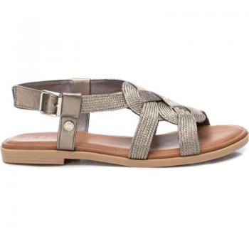 Sandalia para mujer Xti color acero modelo 141447 plomo