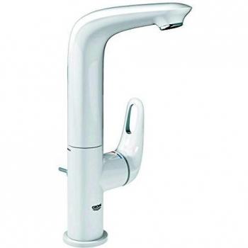 Grohe 23569LS3 23569LS3-Eurostyle Monomando de lavabo de 1/2 Tamaño L, Blanco