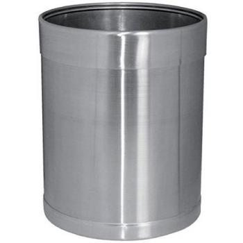 Bolero CF130 papelera, acero inoxidable