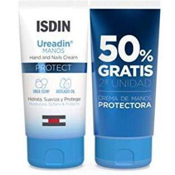 Ureadin Isdin - Crema de Manos, Pack 2 Unidades 50 + 50 Mililitros, 100 Mililitros