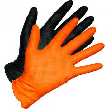 Guante desechable de nitrilo Dune Naranja Talla M - Caja con 50 unidades