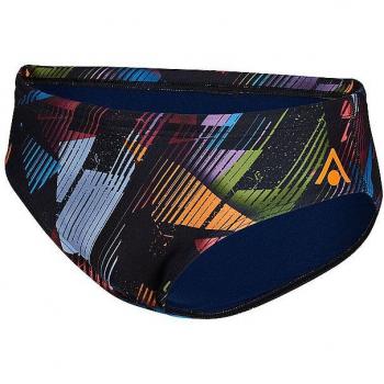 Bañador Slip Aqua Sphere Essential 8cm negro naranja lila - 80