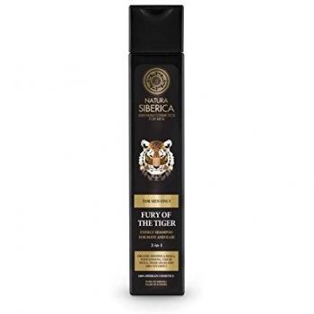 Natura Siberica Men's Fury Of The Tiger Energy Shampoo for Body and Hair, 250 ml