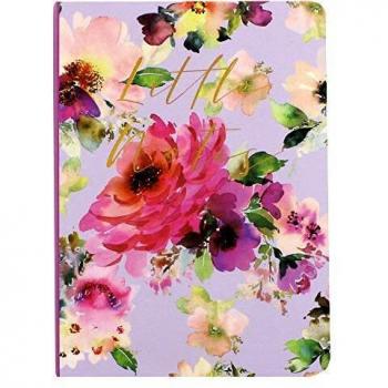 Cuaderno de tapa blanda, tamaño A6, color lila