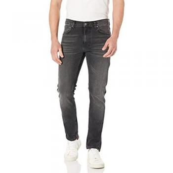 Nudie Jeans Grim Tim Grey Denim Pants for Men Size 31/L32