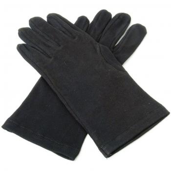 Guantes de caballeros de algodón negro masónico