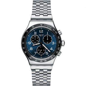 Swatch - Reloj Boxengasse Again con Correa Gris de Acero Inoxidable