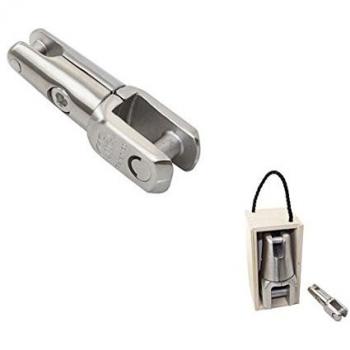 Giunto giratorio de acero inoxidable para cadenas Ø 6/8 mm