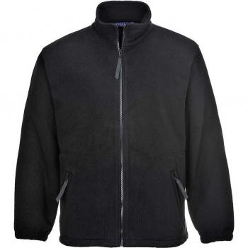 Portwest Mens Argyll Full Zipped Heavy Fleece Coat Jacket Black, Navy